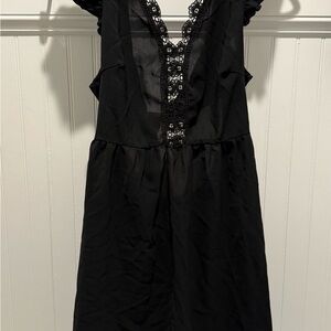 Elegant Black Lace Dress